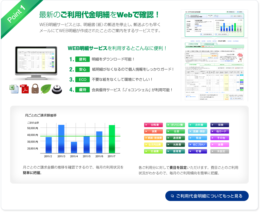 ご利用代金明細照会