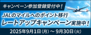 マイルへの交換で10%レートアップキャンペーン