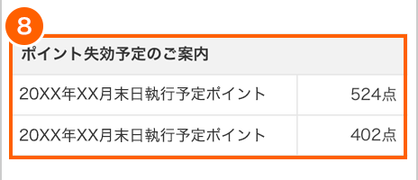 ご利用代金明細の見方(ラブリィポイント)