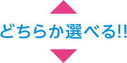 どちらか選べる！！
