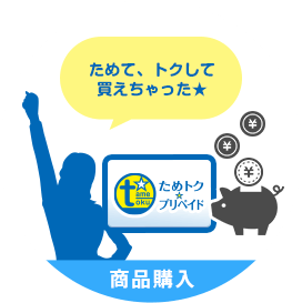 【商品購入】「ためて、トクして買えちゃった★」